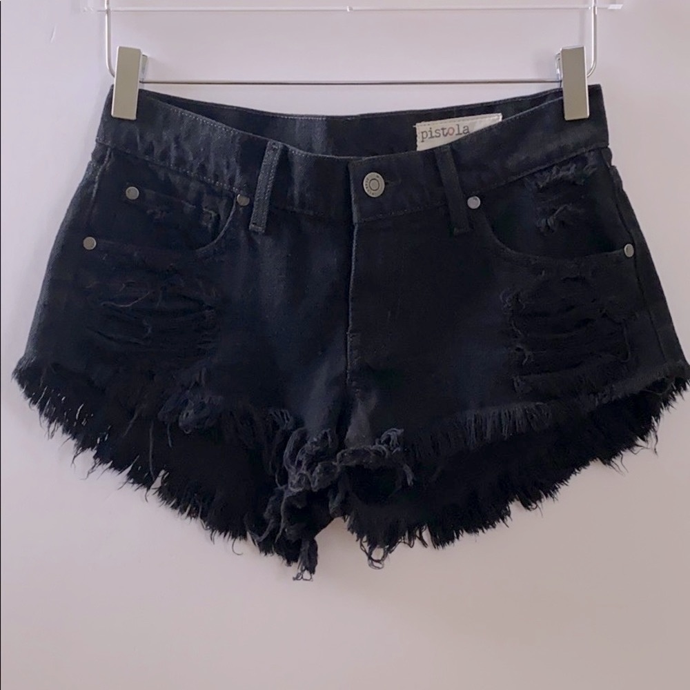 Pistola Gigi Distressed Shorts